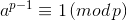 Fermat's little theorem 2